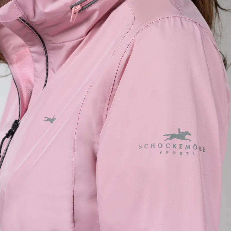 Schockemohle Laila Style Ladies Waterproof Jacket - Dusty Pink-7