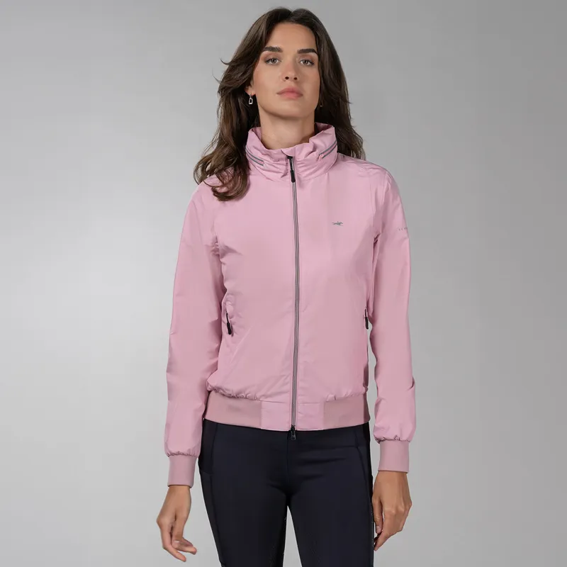 Schockemohle Laila Style Ladies Waterproof Jacket - Dusty Pink-5
