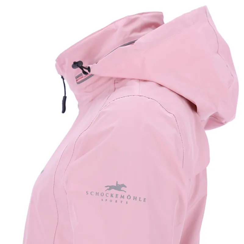 Schockemohle Laila Style Ladies Waterproof Jacket - Dusty Pink-3