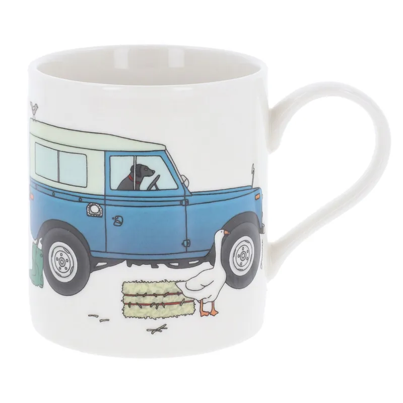Emma Lawrence Mug - Landrover Blue