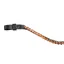 Finesse Large Swarovski Crystal Browband - Burnt Orange/Black