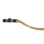 Finesse Large Clincher Browband - Gold/Brown