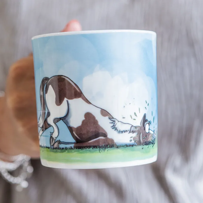 Emily Cole Fine Bone China Mug - The Lawnmower