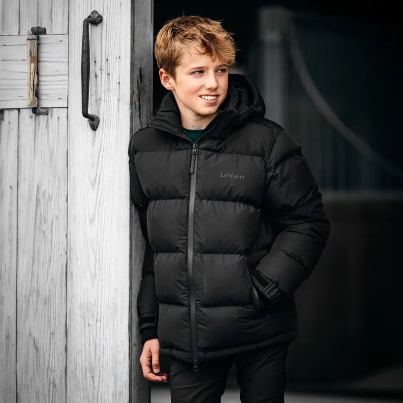 Junior black 2024 puffer jacket