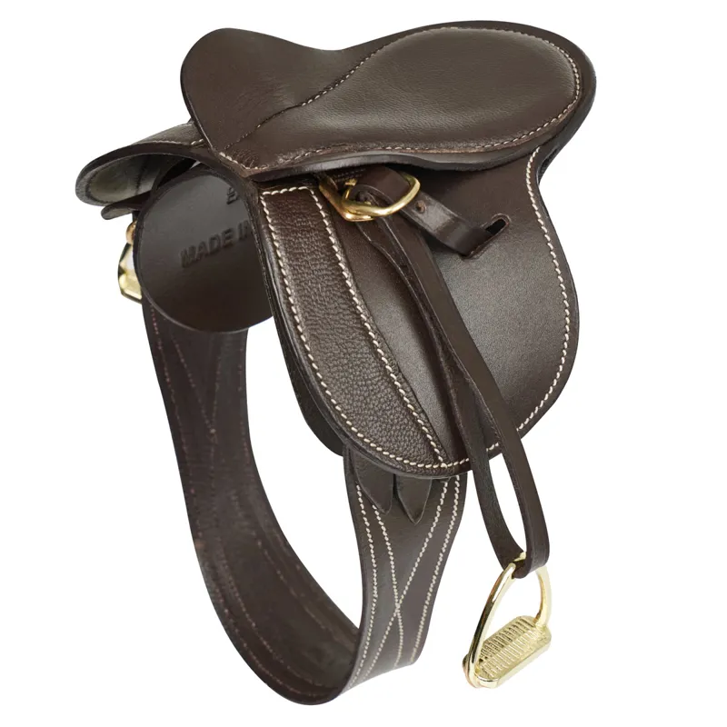 LeMieux Mini Toy Pony Saddle - Brown-1
