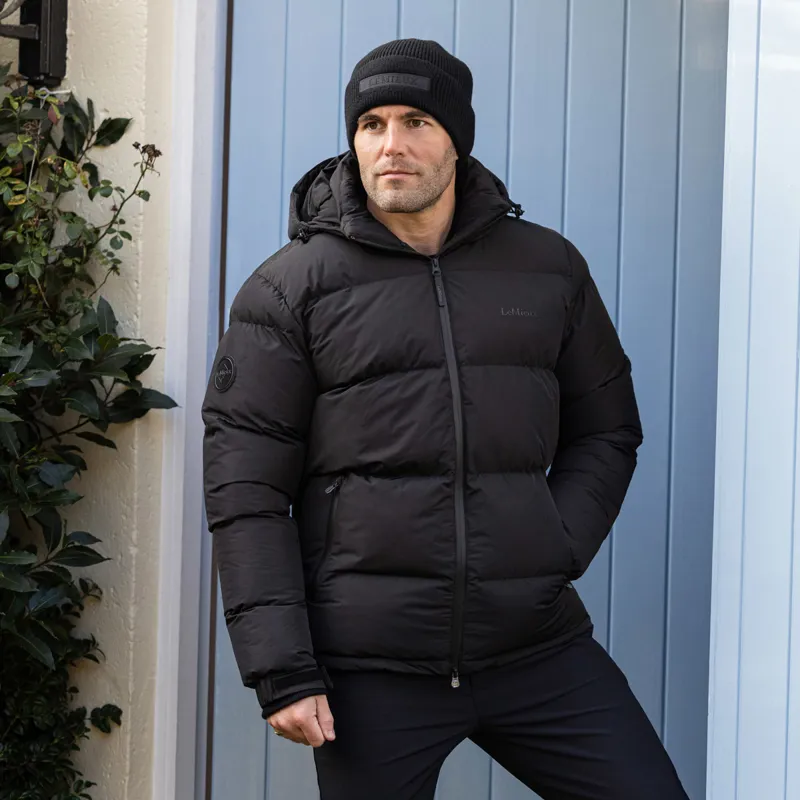 LeMieux Winter Mens Beanie Hat - Black-2