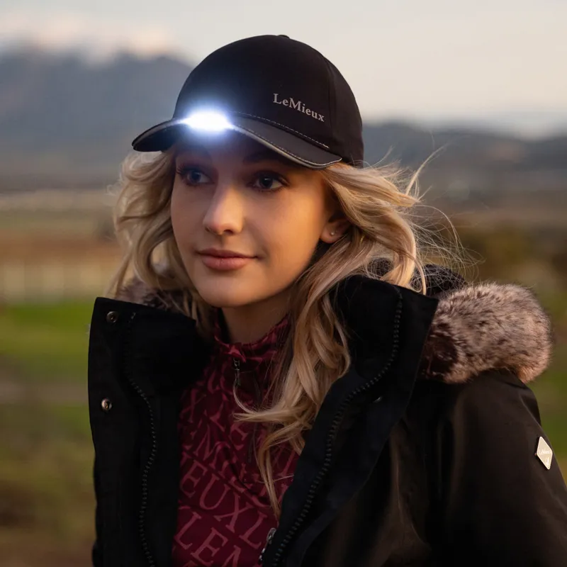 LeMieux Softshell Torch Cap - Black-2