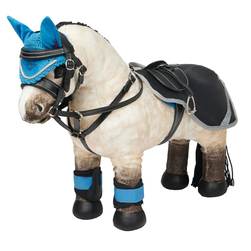 LeMieux Mini Toy Pony Exercise Sheet - Navy-1