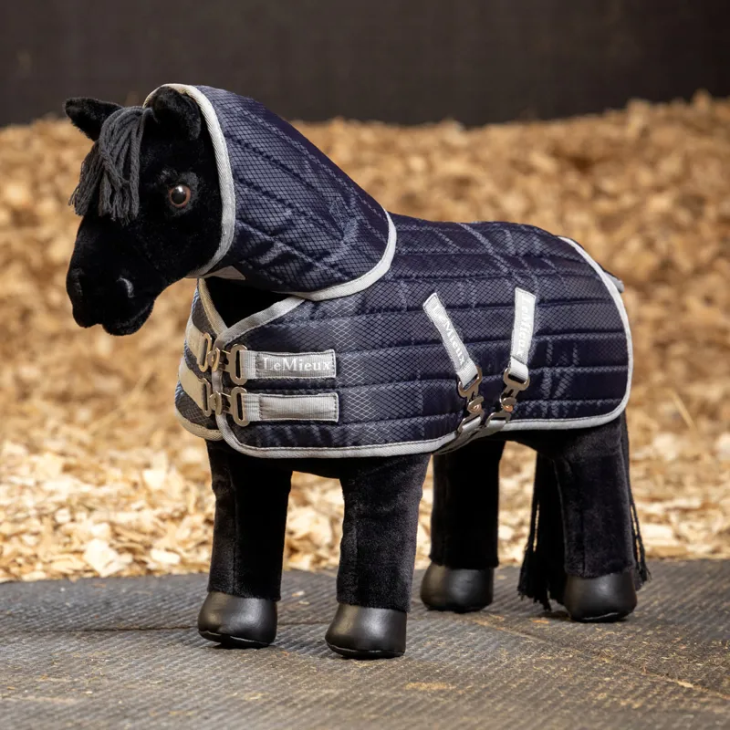 LeMieux Mini Toy Pony StableTek Rug Navy