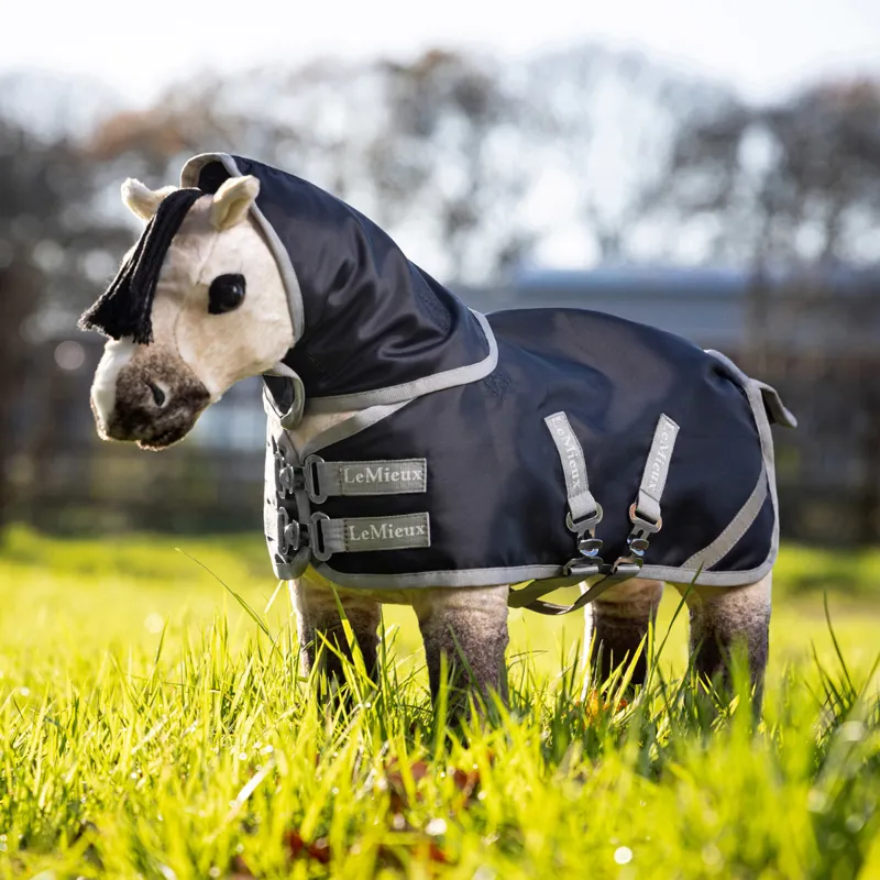 LeMieux Mini Toy Pony StormTek Turnout Rug Navy