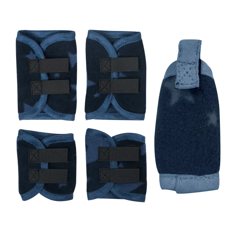 LeMieux Mini Toy Pony Star Travel Boots and Tail Guard Set - Atlantic