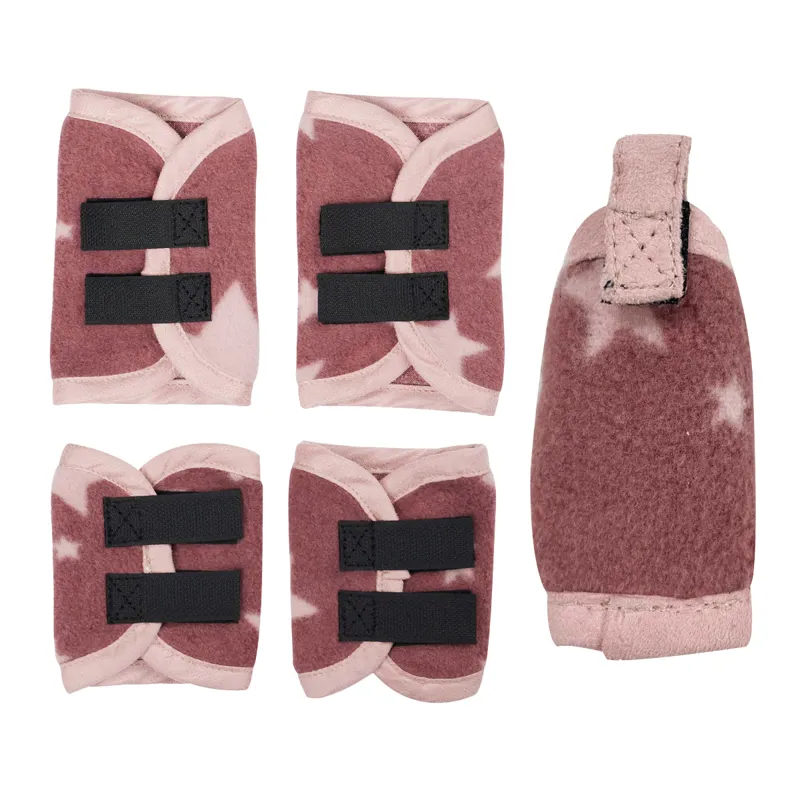 LeMieux Mini Toy Pony Star Travel Boots and Tail Guard Set - Orchid