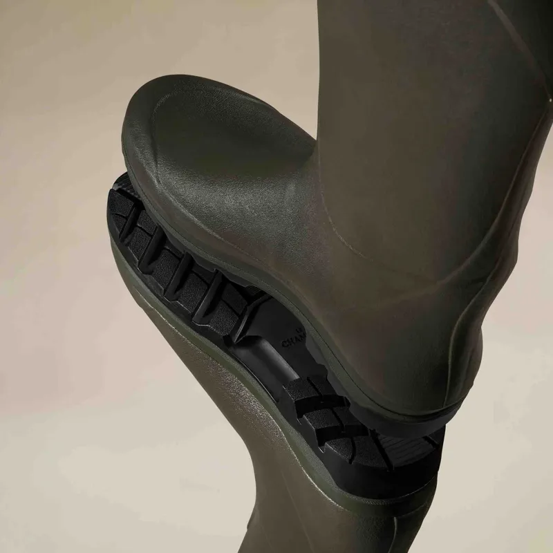 Le Chameau Country Cross Neoprene Lined Mens Wellingtons - Vert Chameau-6