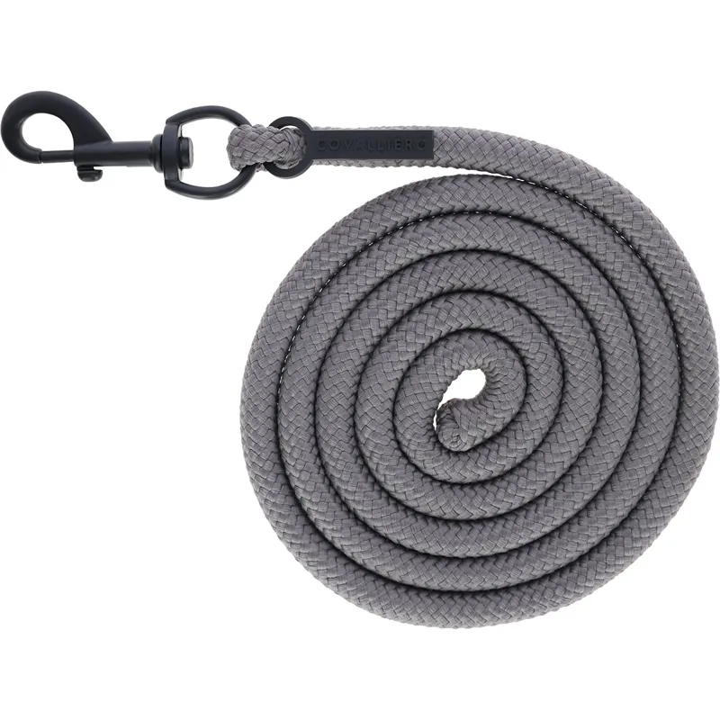 Covalliero Lead Rope with Snap Hook - Steel Grey