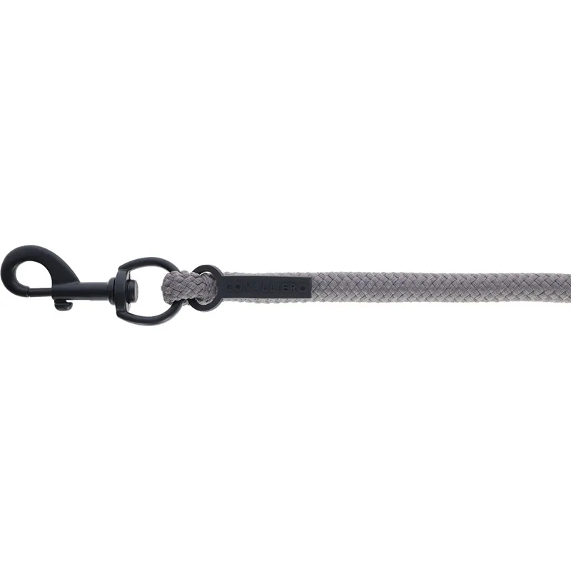 Covalliero Lead Rope with Snap Hook - Steel Grey-1