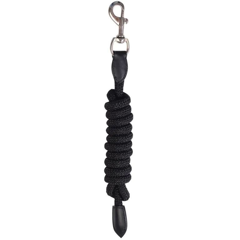 Kincade Leather Lead Rope - Black