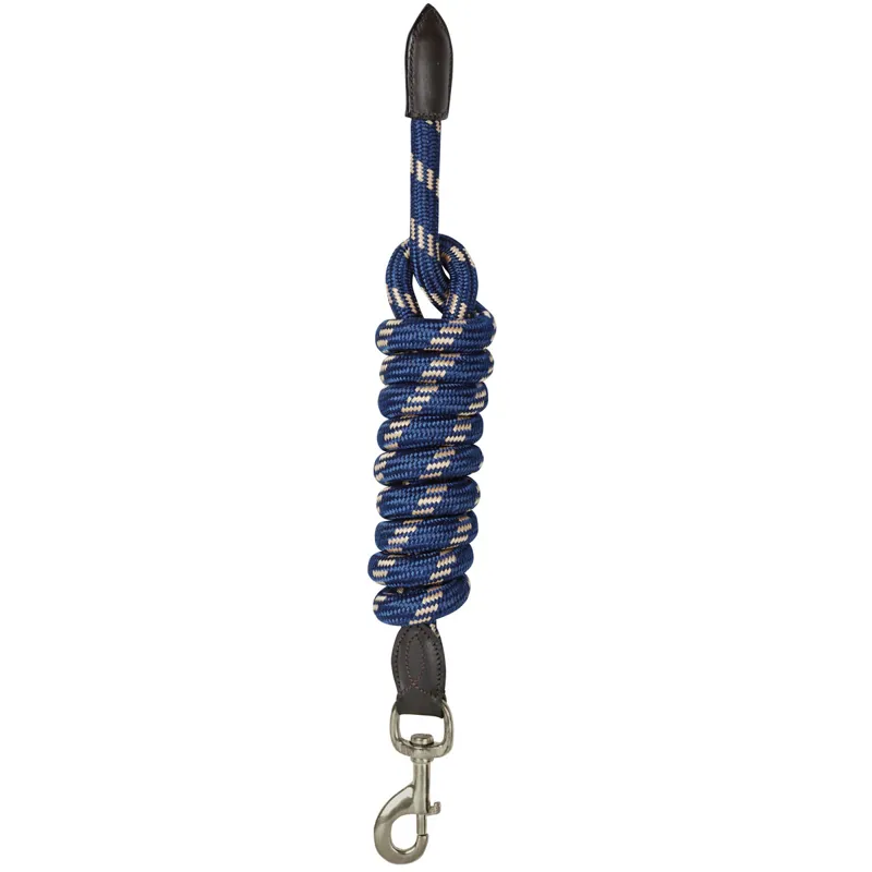 Kincade Leather Lead Rope - Navy/Brown