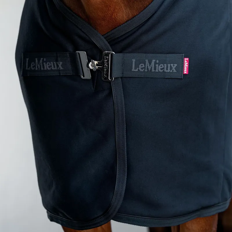 LeMieux Arika Jersey-Tek Fleece Rug - Navy-2