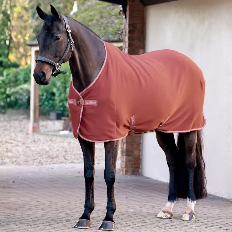 LeMieux Arika Jersey-Tek Fleece Rug - Russet