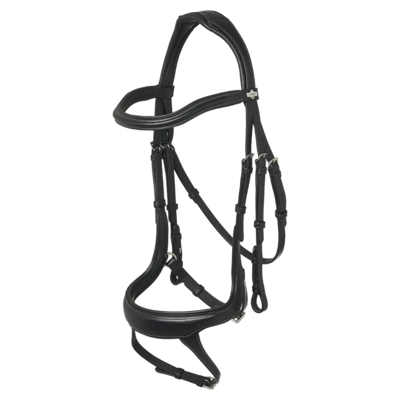 LeMieux Arika Split Noseband Bridle - Black-1