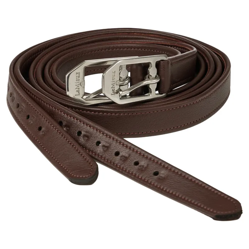 LeMieux Arika Stirrup Leather - Havana