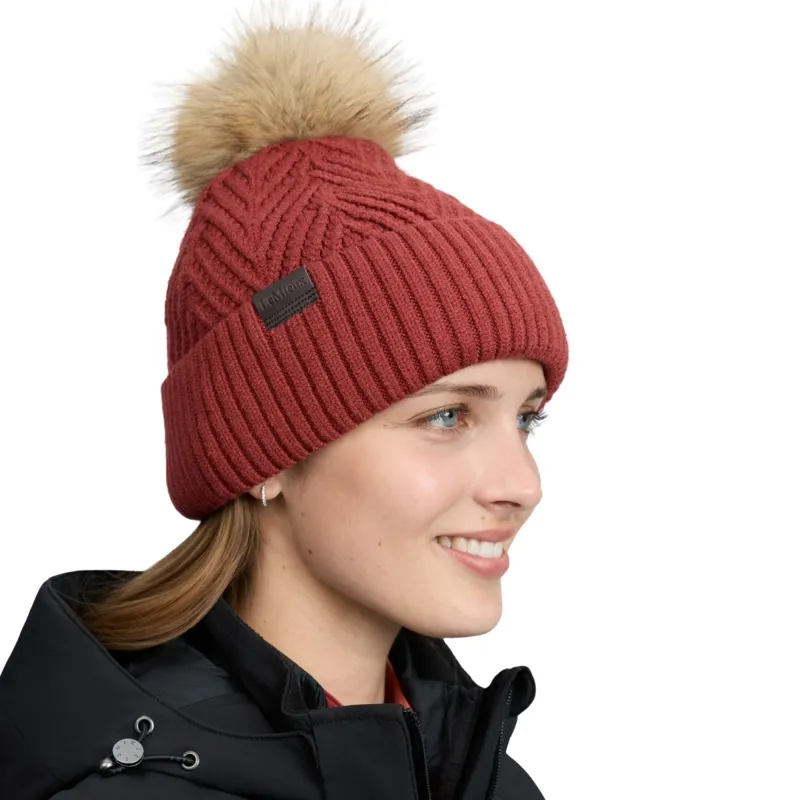 LeMieux Clara Knit Beanie - Russet-3