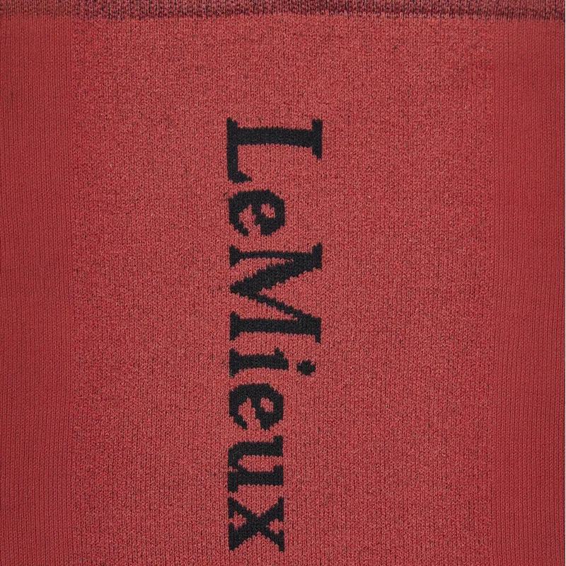 LeMieux Competition Junior Tall Riding Socks 2 Pack - Russet-2