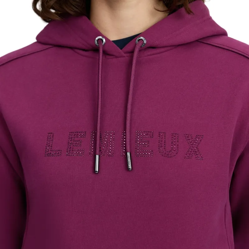 LeMieux Eden Womens Sparkle Hoodie - Blackberry-4