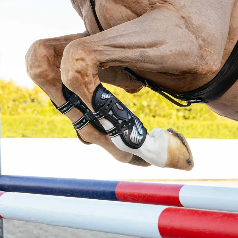 LeMieux Exo-Flex Tendon Boots - Black/Silver-6
