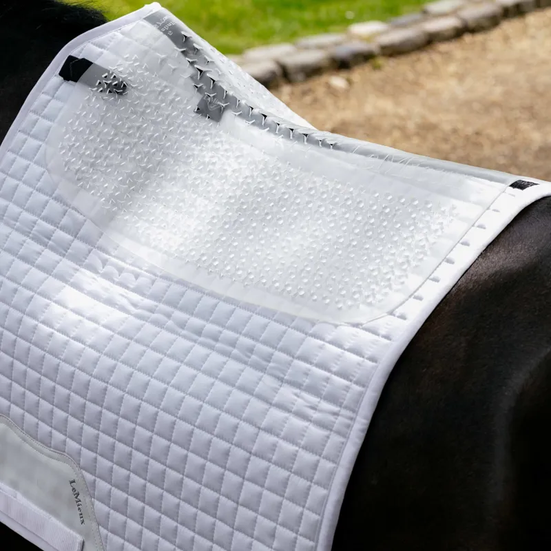 LeMieux Gel-Tek Slimline Half Pad - Clear-1
