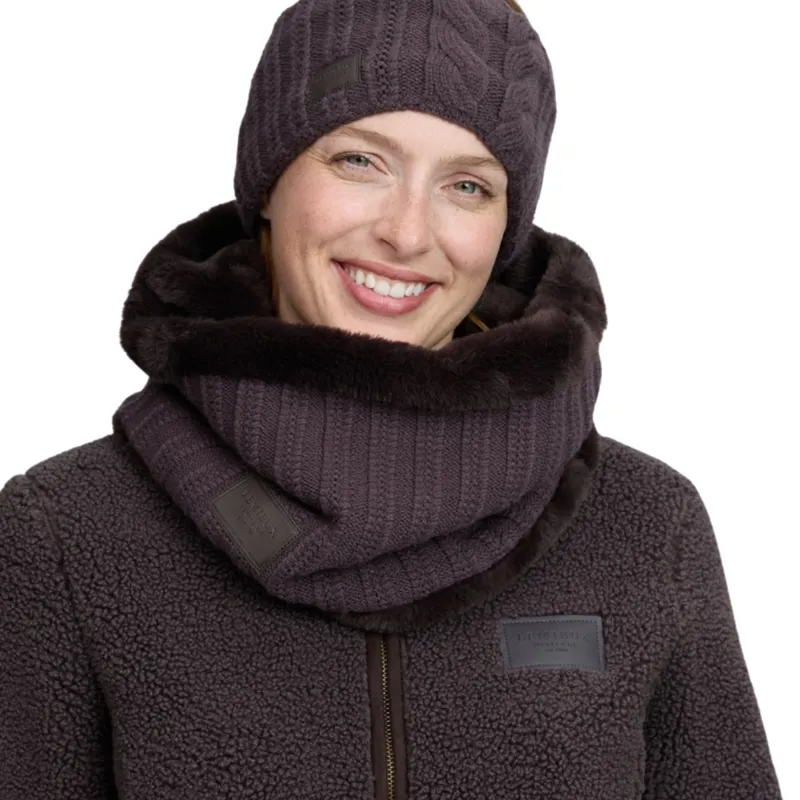 LeMieux Heritage Knitted Snood - Cocoa-1