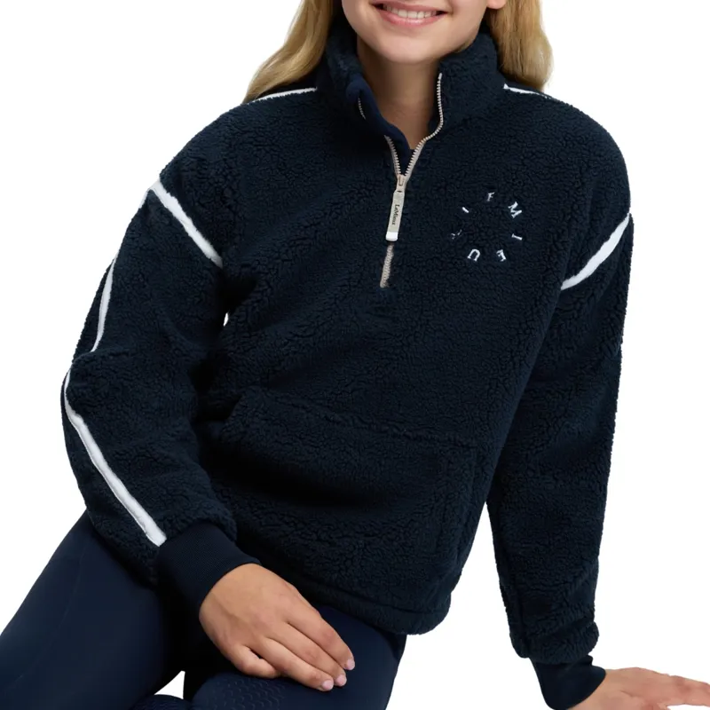 Lemieux Young Rider Jody Teddy Fleece - Navy Pre-Order-4