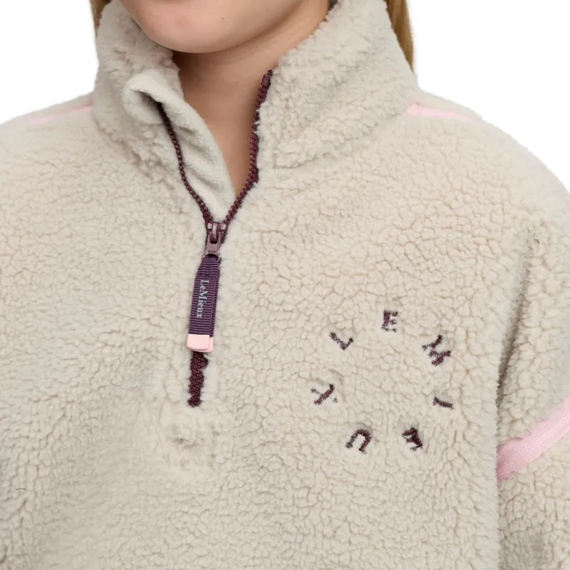 Lemieux Young Rider Jody Teddy Fleece - Stone Pre-Order-5