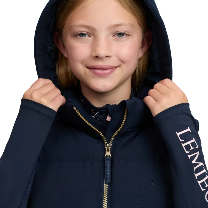 LeMieux Young Rider Joey Hooded Gilet - Navy-10