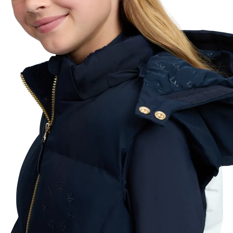 LeMieux Young Rider Joey Hooded Gilet - Navy-9