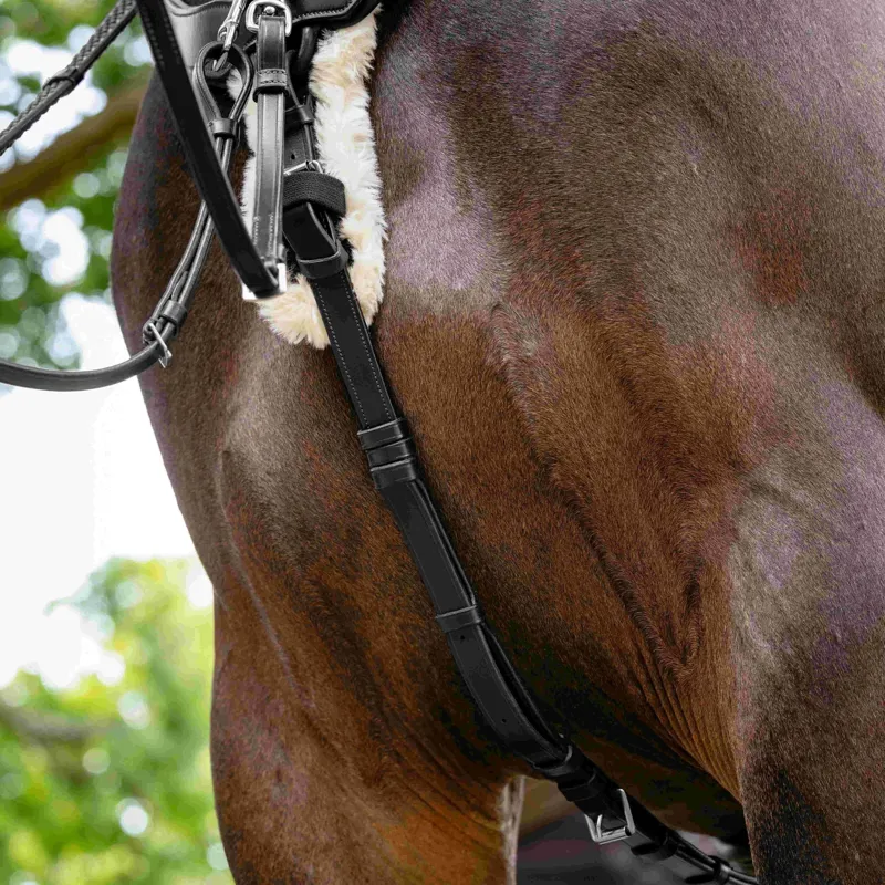 LeMieux Kudos 5 Point Bridge Breastplate - Black-2