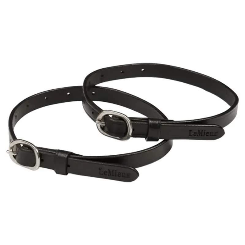 LeMieux Leather Spur Straps - Black