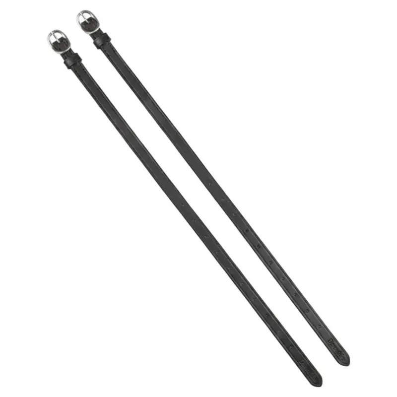 LeMieux Leather Spur Straps - Black-1
