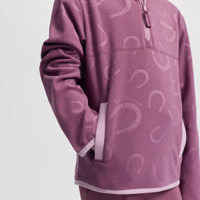 LeMieux Mini Maggie Junior Fleece Jumper - Mallow-5