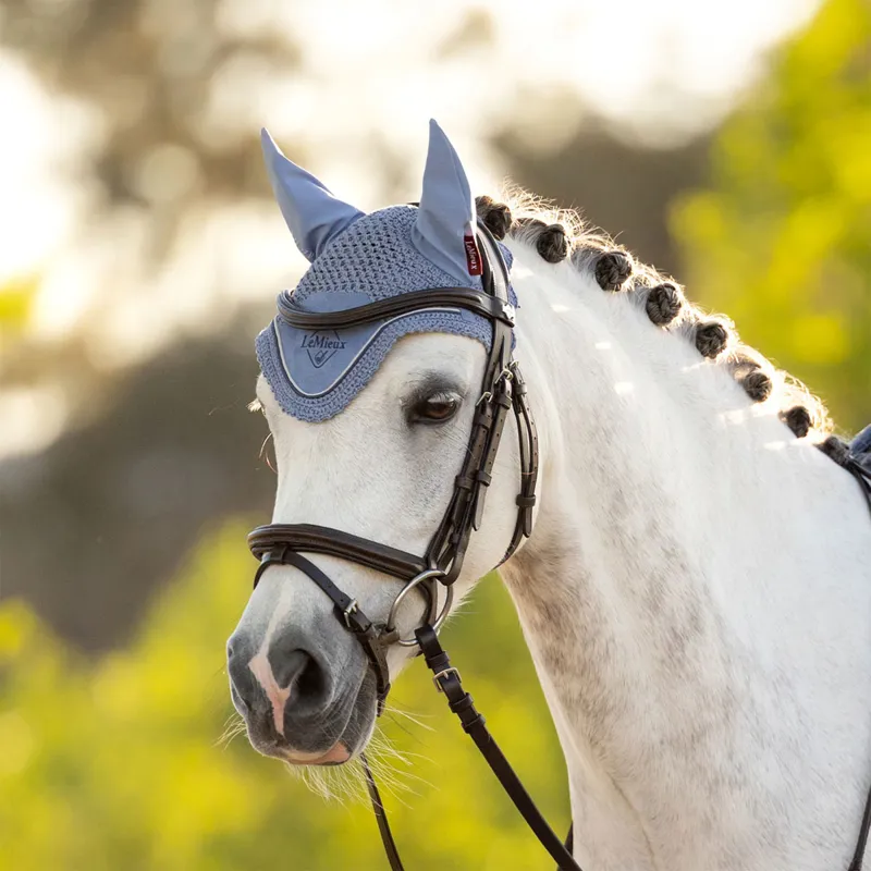 LeMieux Mini Fly Hood - Powder Blue-1