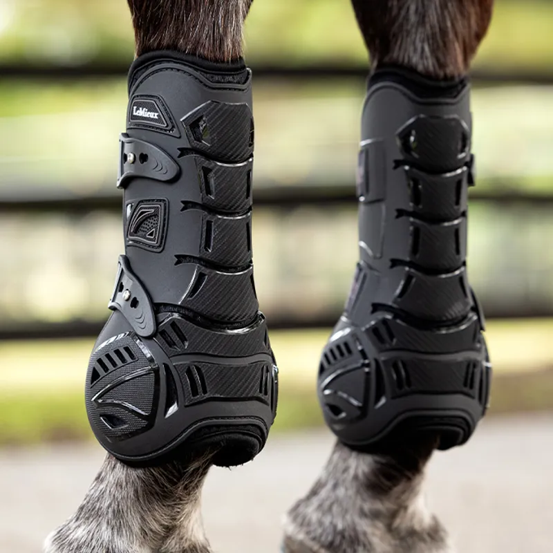 LeMieux Motion Cool Tendon Boots - Black-6