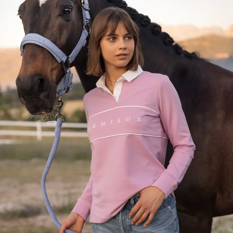 LeMieux Rochelle Womens Rugby Shirt - Fondant-11