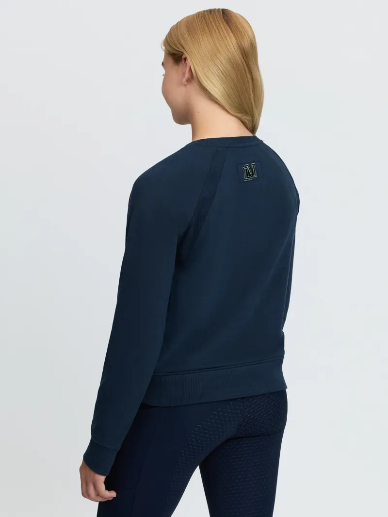 LeMieux Young Rider Shay Varsity Crew Jumper - Navy-2