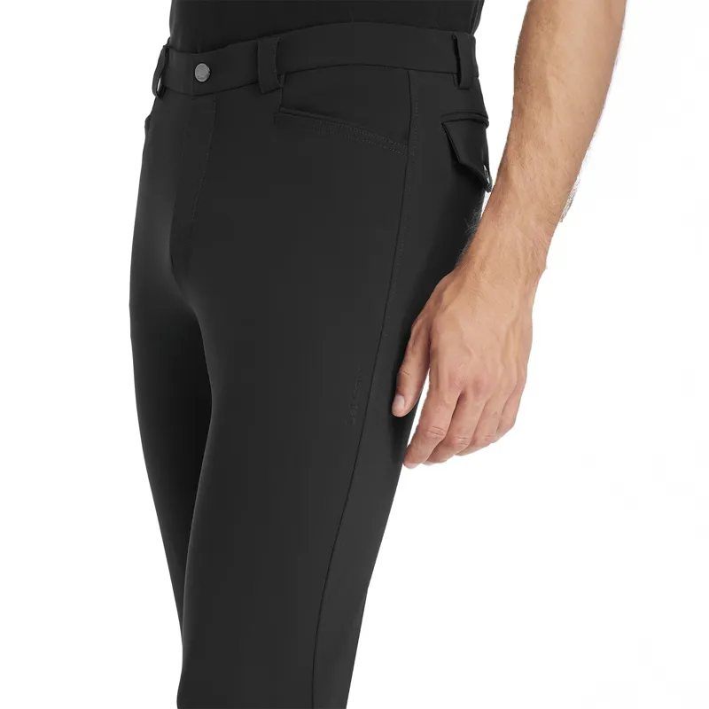 LeMieux Sport Knee Grip Mens Breeches - Black-2