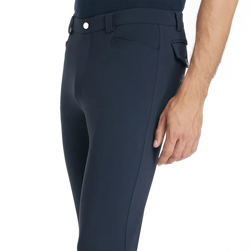 LeMieux Sport Knee Grip Mens Breeches - Navy-3