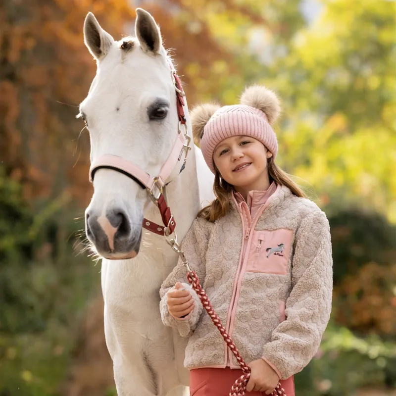 LeMieux Mini Thora Heart Fleece - Stone Pre-Order-5