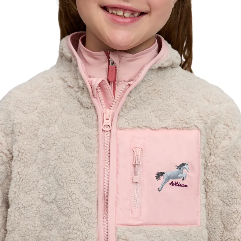 LeMieux Mini Thora Heart Fleece - Stone Pre-Order-6