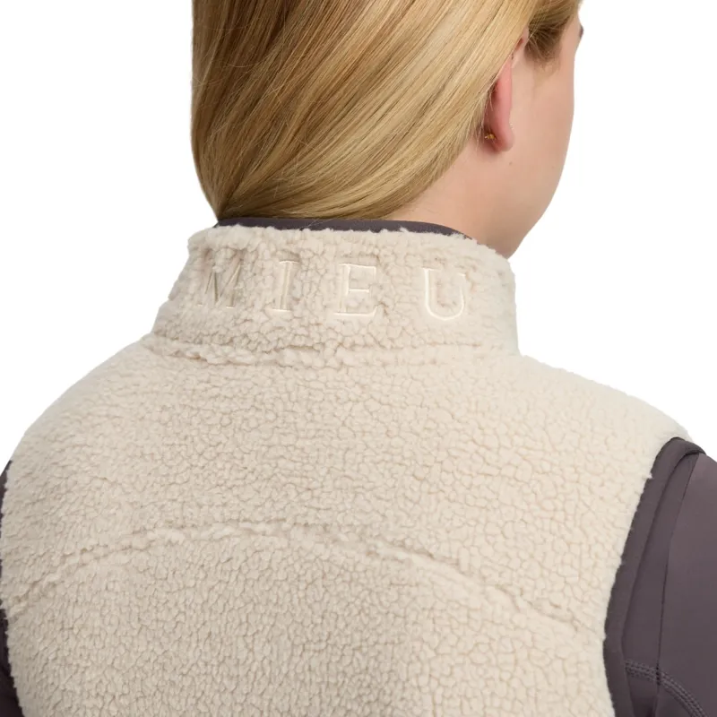 LeMieux Young Rider Trinity Teddy Gilet - Almond Pre-Order-6