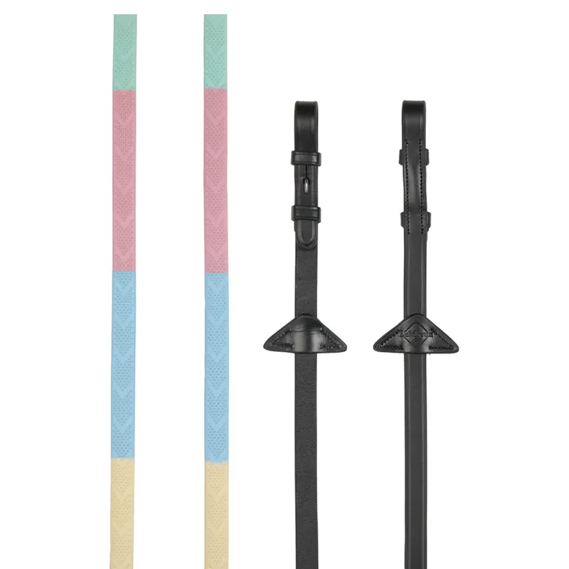 LeMieux Versa Grip Reins - Spring Pastels