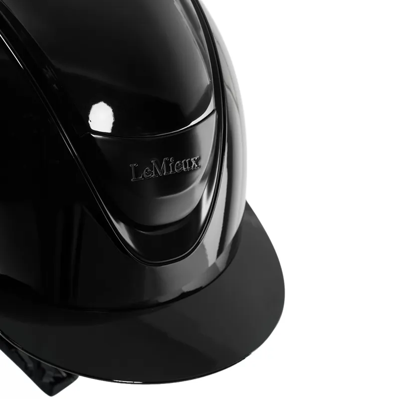 LeMieux Verv Helmet Panel - Gloss Black - IN-STORE ONLY-1